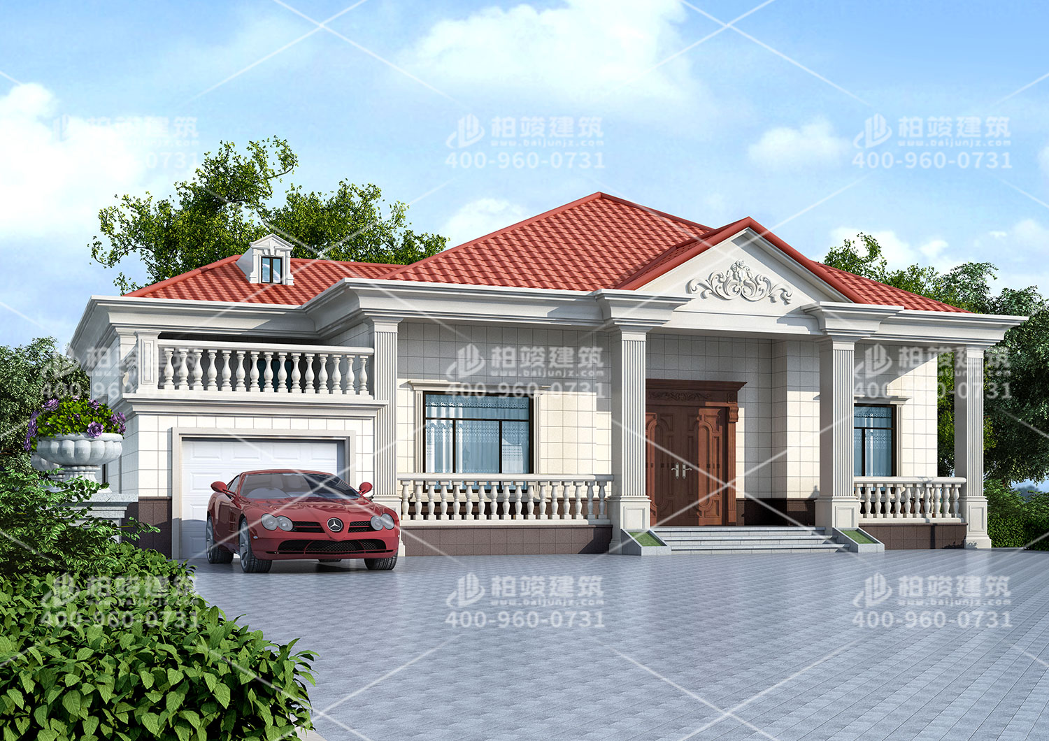 衡阳王总定制欧式一层自建房，小小房子，大设计。