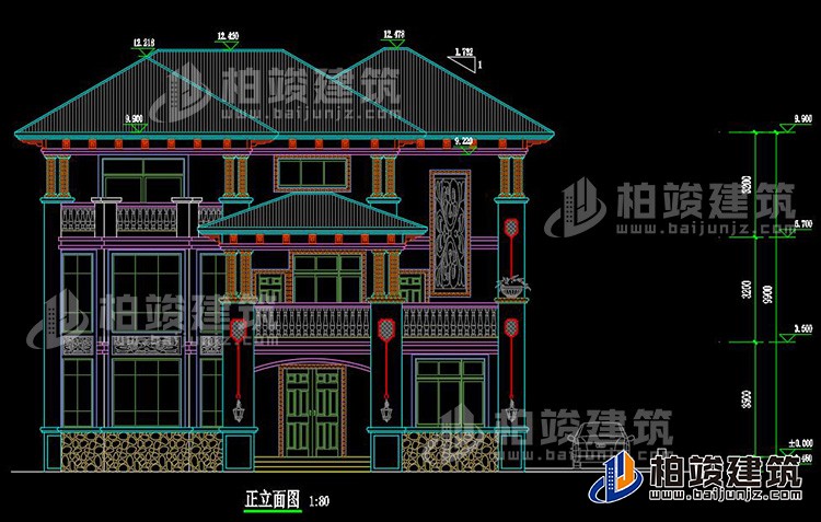 正立面图