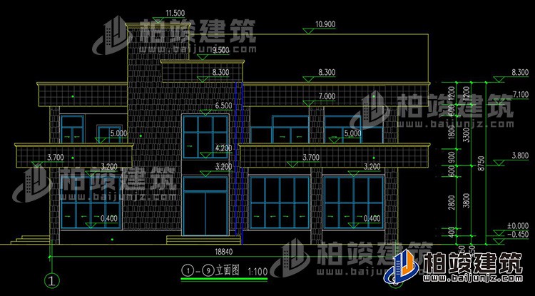 正立面图