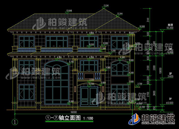 正立面图