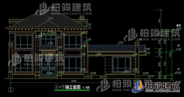 正立面图